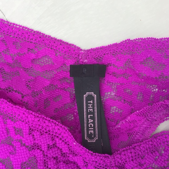 3 pair Victoria Secret thong lace panties OS new - Picture 3 of 10